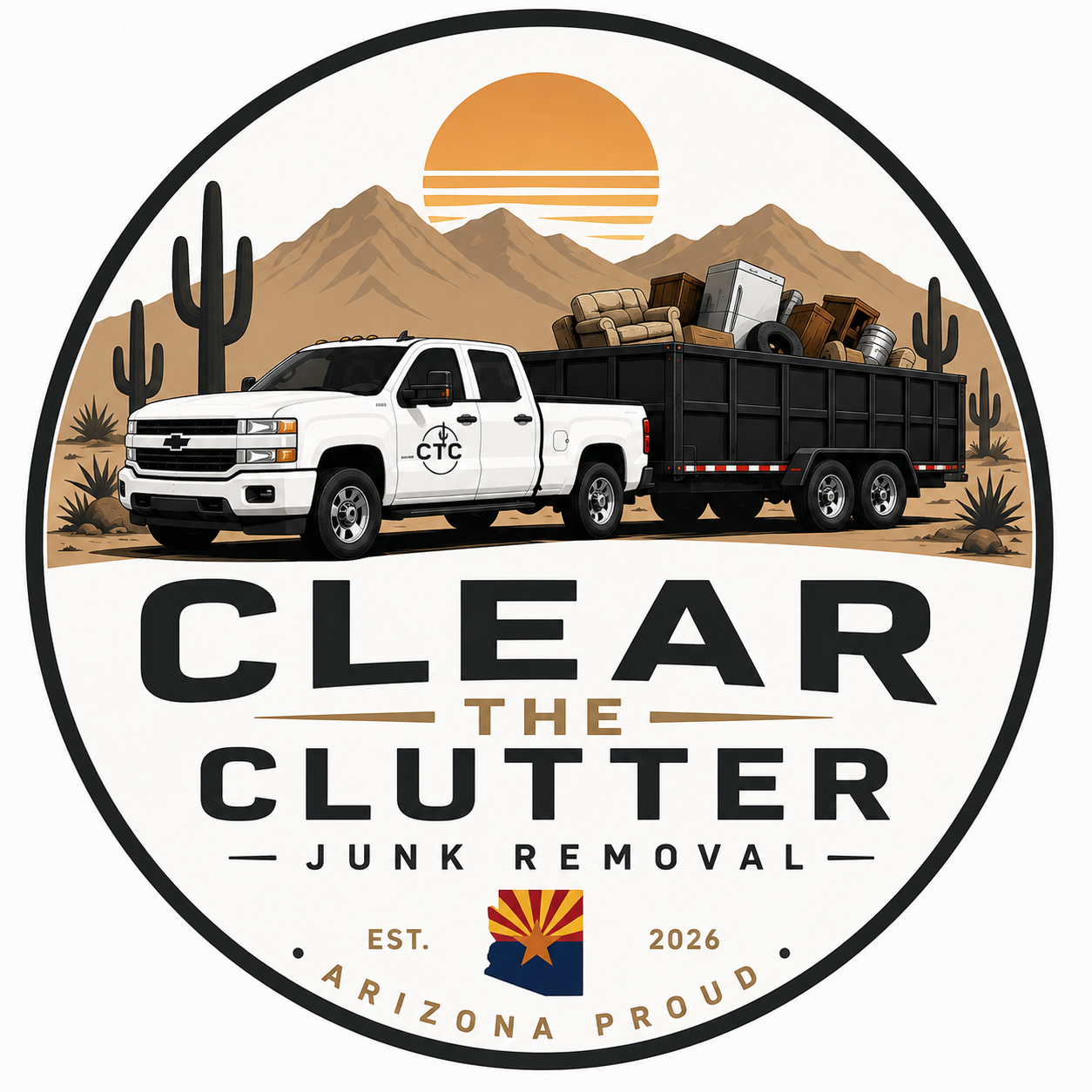Clear the Clutter Junk Removal logo